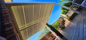 House Topic louvered pergola installation in Parramatta, Sydney